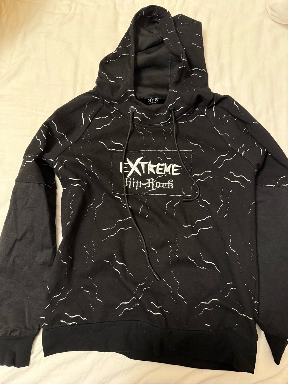 [3 FOR $15] GYS Korea black hoodie